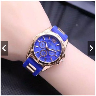 (SS) Jam Tangan Wanita Fashion GUS-30 Jumbo Chrono Off Strap Rubber