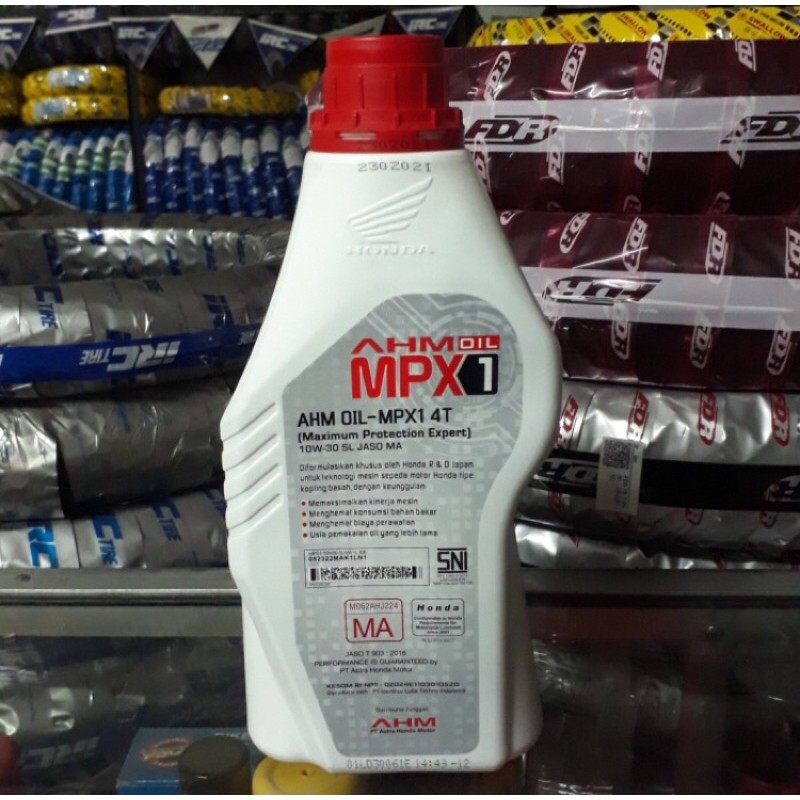 Oli MPX1 oli AHM sae 10w-30 1 Liter Original