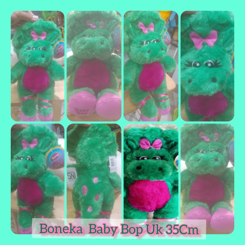 Boneka Teman Barney Baby Bop Bahan Bulu Isi Dakron Uk 35Cm.