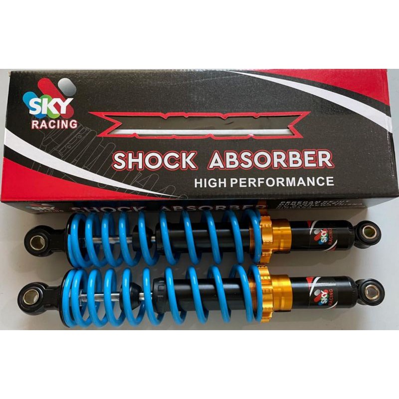 HITAM-SHOCKBREAKER 811 SERIES SKY RACING / SHOCK BREAKER BELAKANG 280MM JUPITER NEW VEGAZR VEGA R NEW CRYPTON FORCE ONE ZR PERENDAM KEJUT