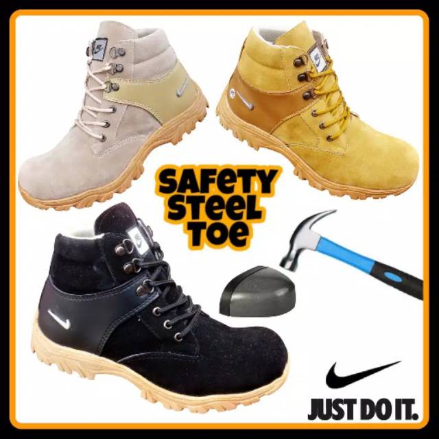 Sepatu boots safety nike