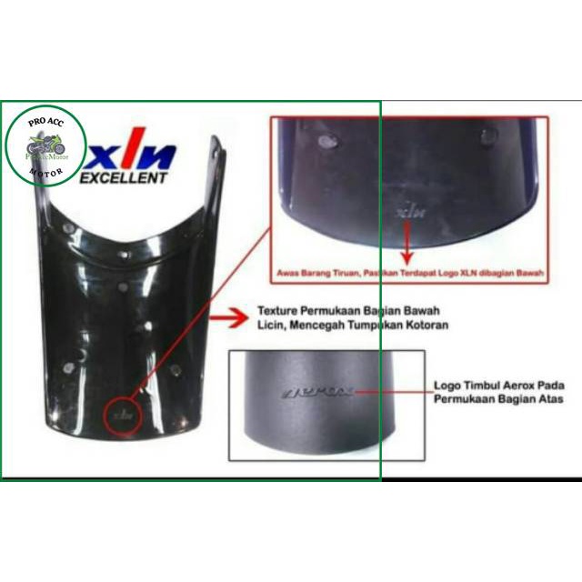 mudflap Sambungan spakbor yamaha aerox 155 connected 2020 2021 Murah