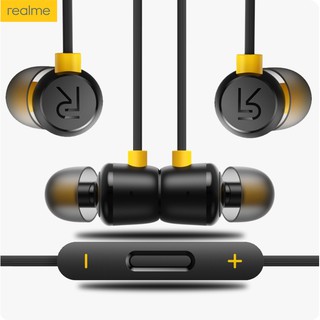 Headset Realme magnet Buds 2 handsfree stereo bass Earphone magnetic headphone original oem terlaris