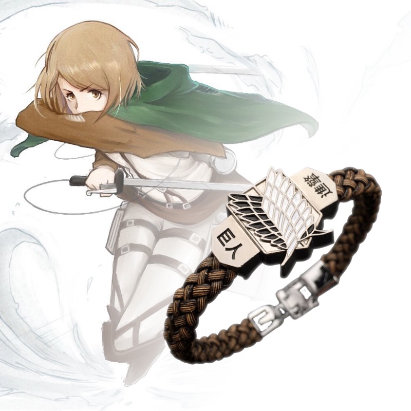 Jual Gelang Cosplay Anime Attack On Titan Shingeki No Kyojin Untuk Pasangan  | Shopee Indonesia