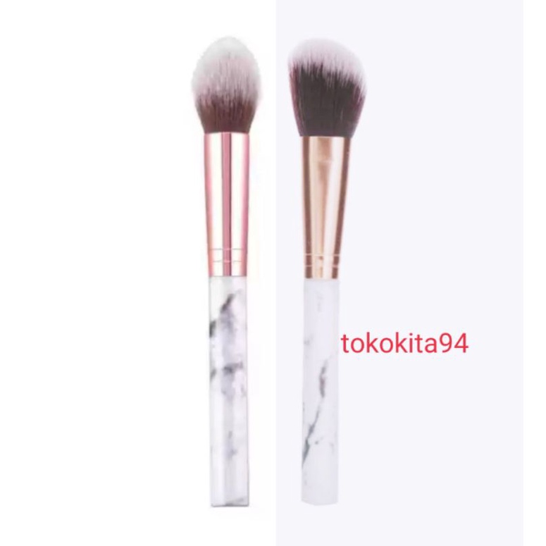 Kuas Blending Brush Contour Gagang RoseWhite 1 Pcs - Kuas Satuan