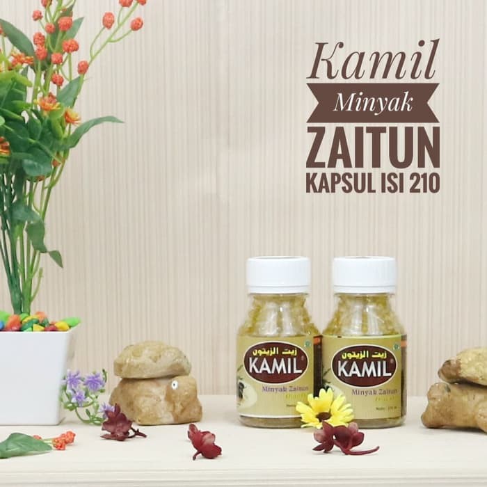 Kamil Minyak Zaitun Extra Virgin Olive Oil Obat Herbal Kapsul Isi 210 NBJ