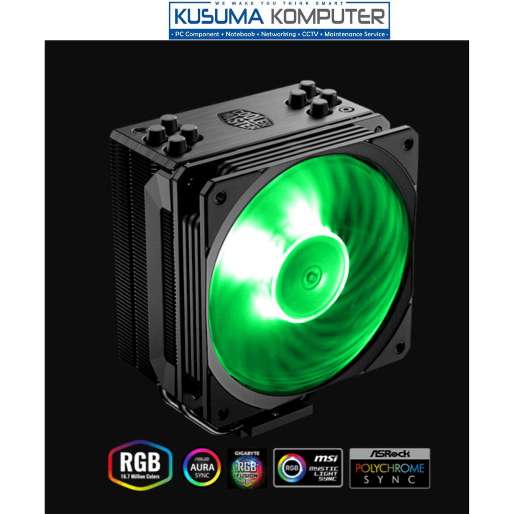 Cooler Master Hyper 212 RGB Black Edition CPU Cooler Support LGA 1700