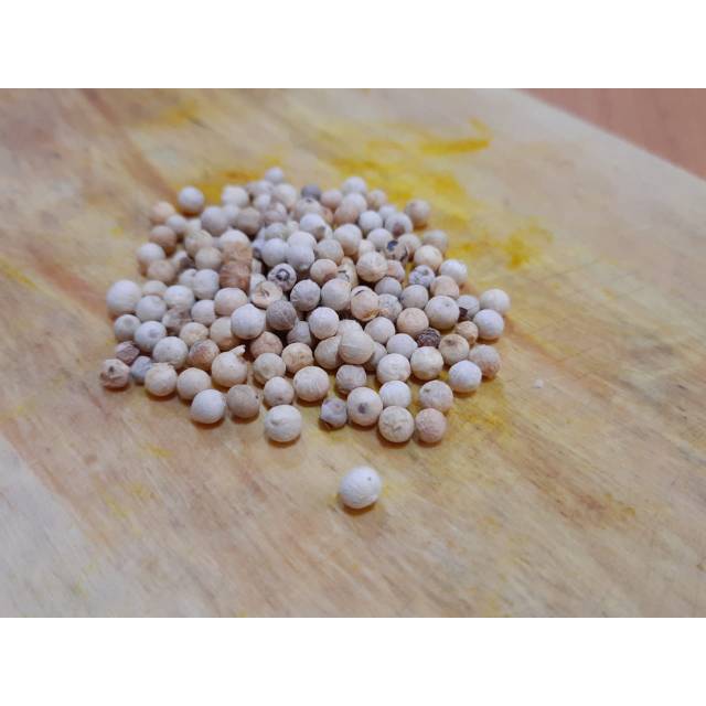 

LADA PUTIH UTUH BANGKA || WHOLE WHITE PEPPER || JSR || 100GR