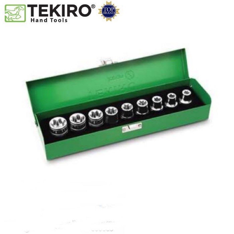 Tekiro Mata Sock Bintang Set 9pc E10-E24 / Star Socket Set E10-E24