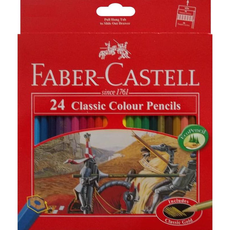 

Sale!! Faber Castell Classic Colour Pencils/ Pensil Warna 24 Terbaru