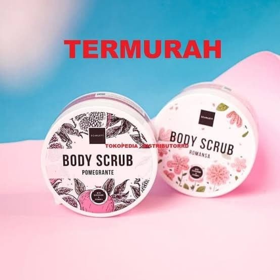 LT- [300 GR] [ BOTOL BULAT ] S C A R L E T LULUR BULAT Body Scrub