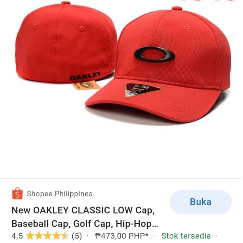 Topi Baseball Oakley Flexfit Build'up Original