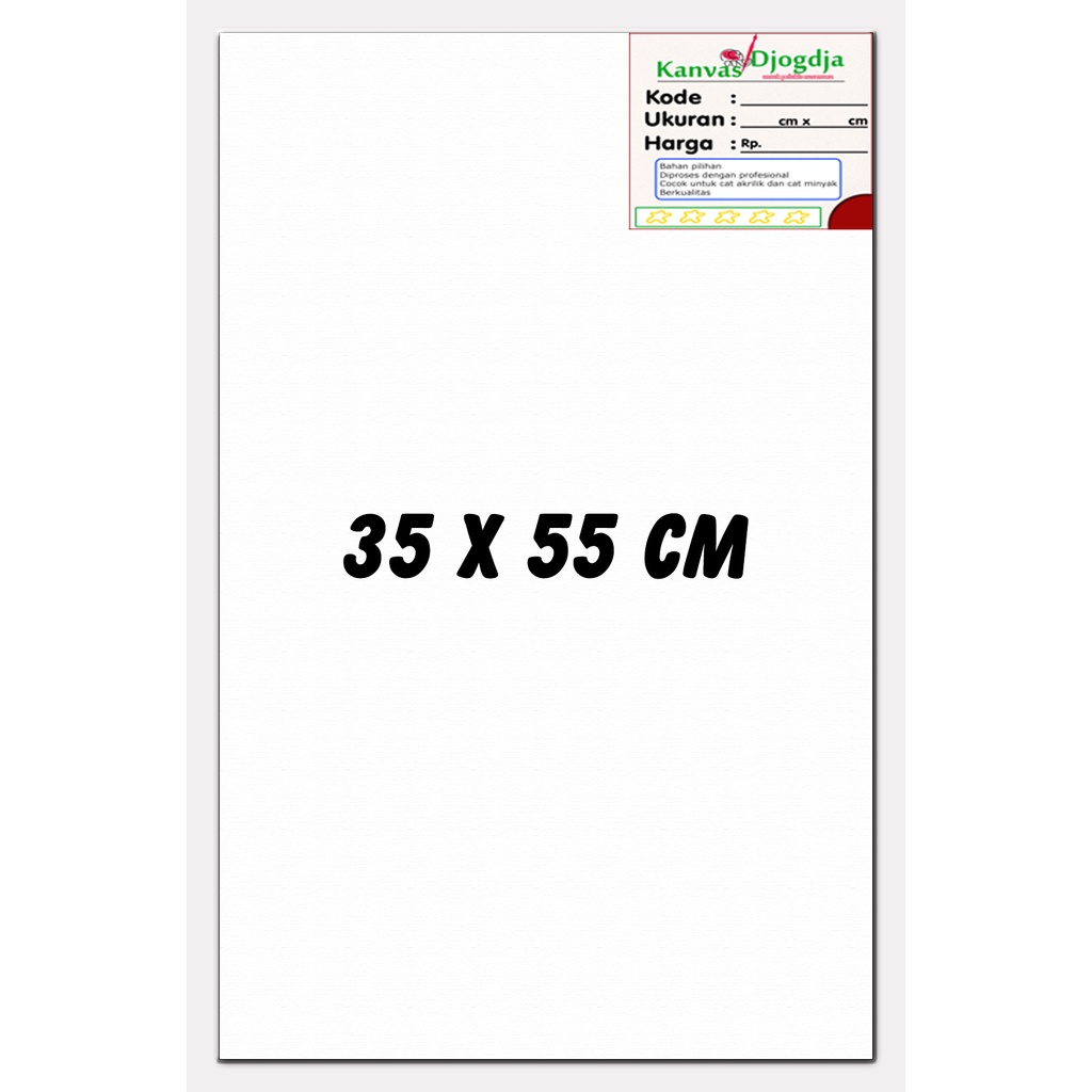 

Kanvas span standar ukuran 35 cm x 55 cm