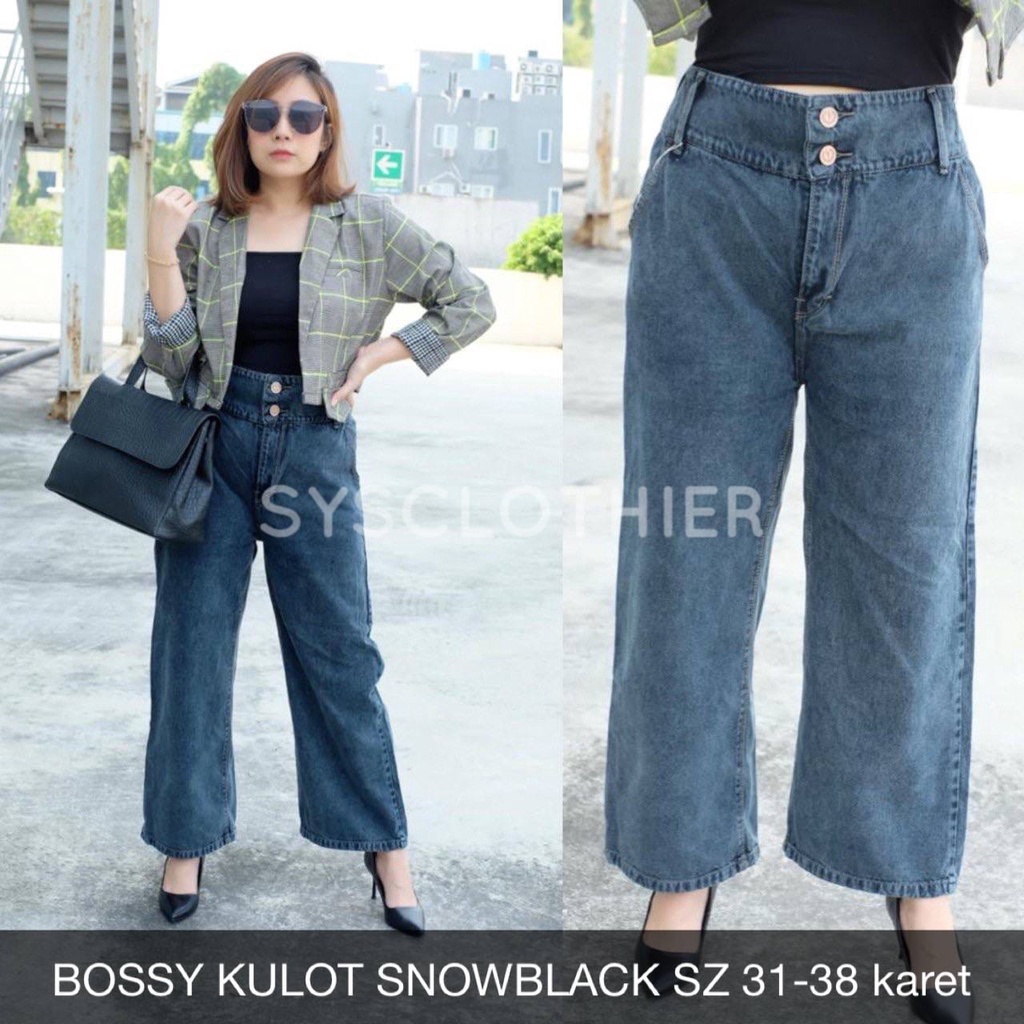 CELANA JEANS WANITA BOSSY KULOT-SYS CLOTHIER