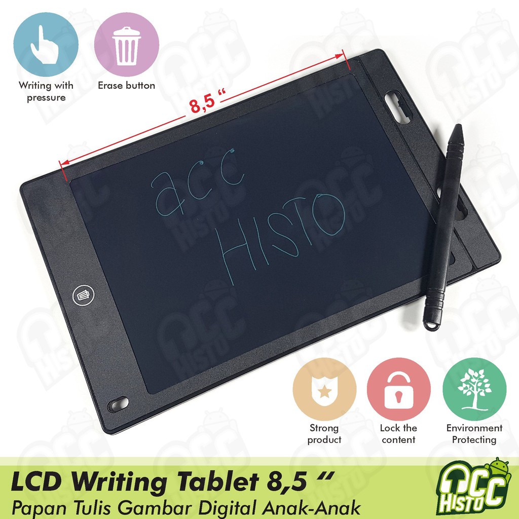 

Papan Tulis Gambar Edukasi Anak - LCD Drawing/ Writing Tablet Board 8.5" inch