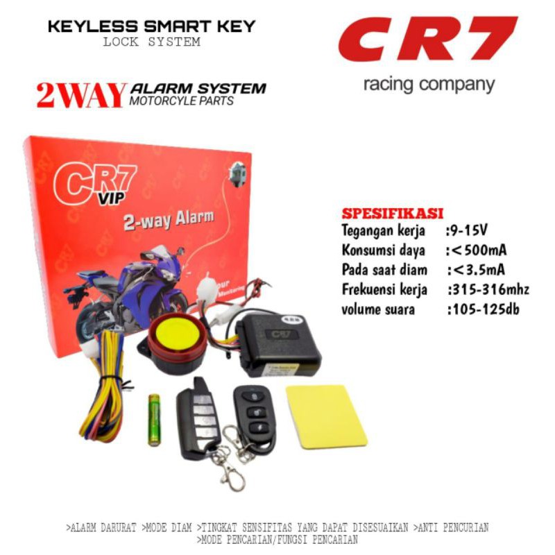 alarm CR7 VIP