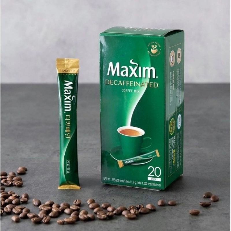 

( Exp Terbaru Feb 2026) Ecer Maxim Coffee Decaffeinated/ Kopi Maxim Decaf from Korea