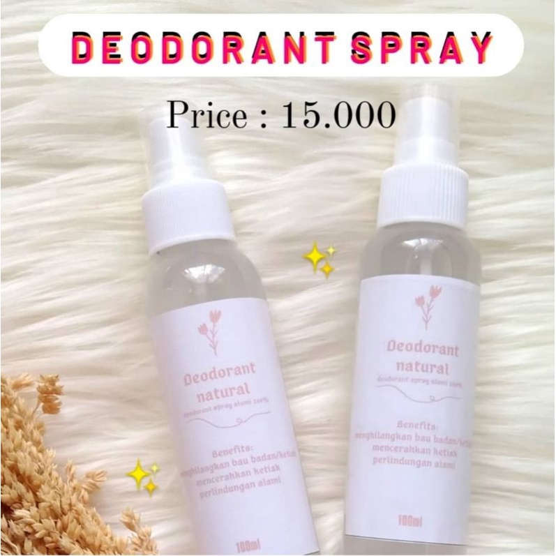 ‼️READY‼️DEODORANT SPRAY 100ML/DEODORANT HERBAL (READY STOK) / PENGHILANG BAU BADAN/MENCERAHKAN KETIAK / DEO SPRAY