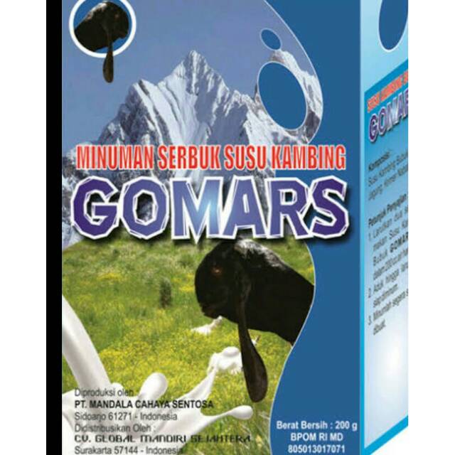 

Susu Kambing Etawa Full cream Gomars