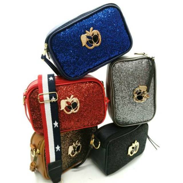 50.000 TAS SNAPSHOT APPLE TAS FASHION IMPORT TAS WANITA SLEMPANG LOVI LOVI  SNAPSHOT MJ