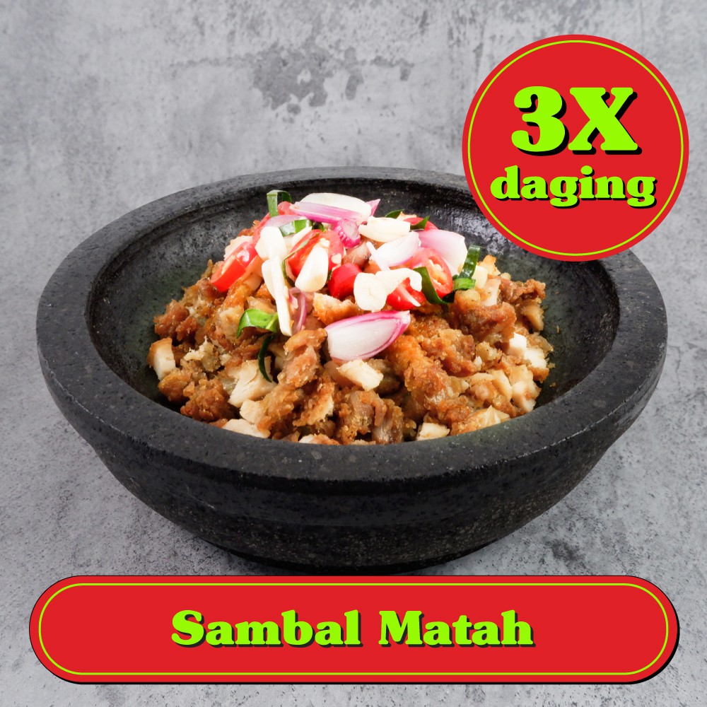 

Ayam Koplo Geprek Dingdong (Daging Doang) Matah