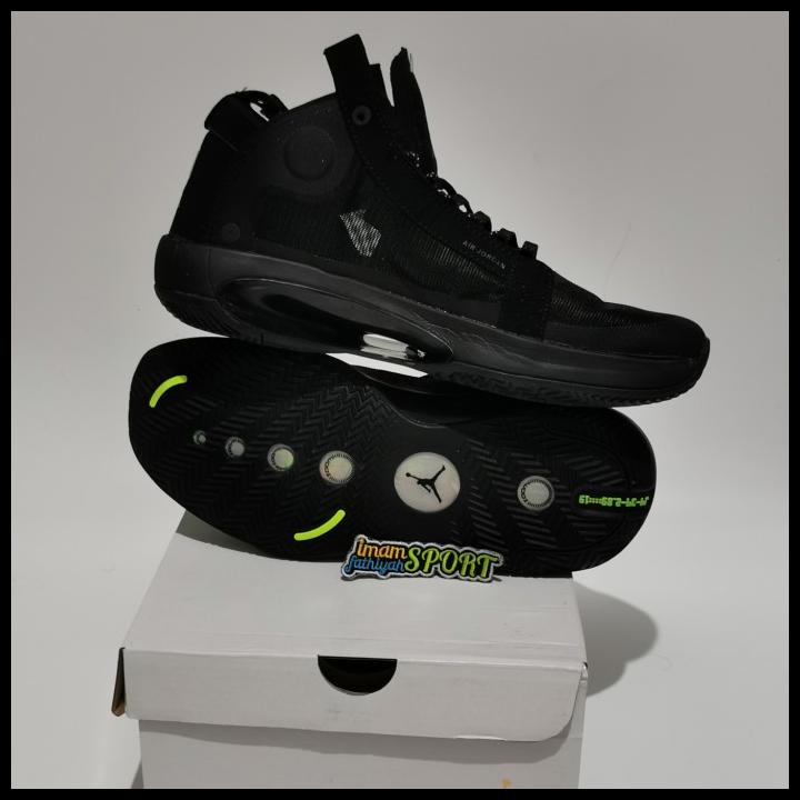 Sepatu Basket Nike Air Jordan 34 Black Cat