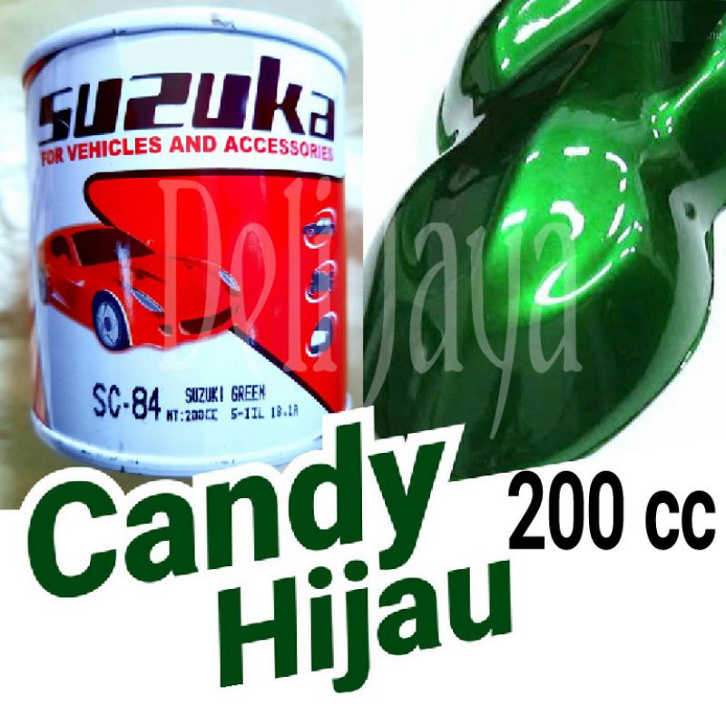 CAT CANDYTONE GREEN HIJAU SUZUKA SC84 200c - cat candytone Green - cat Hijau candy - cat candy Hijau