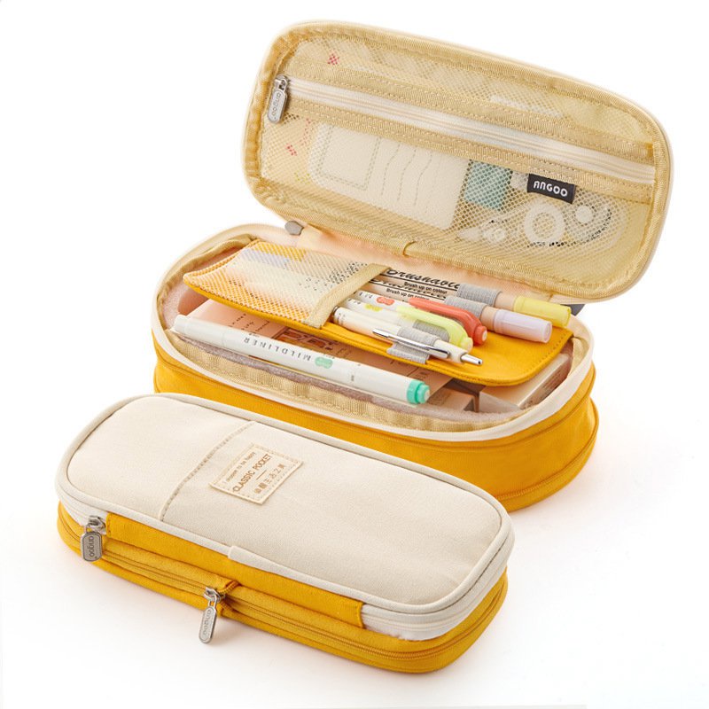 

AGOEE-Kawaii Pencil Cases Large Capacity Pencil Bag Pouch Holder Box for Girls Office Student Stationery O