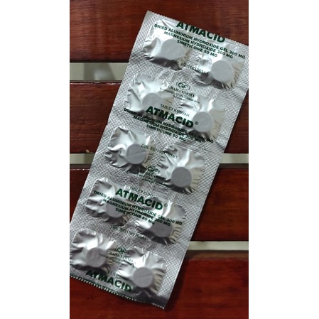 Atmacid 10 Tablet Kunyah / Obat Maag / Kembung / Asam Lambung / Nyeri Ulu Hati