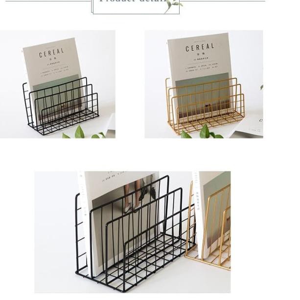 

☟ Penyangga / tempat Buku Minimalis - Square Shelf Book - Putih ❄