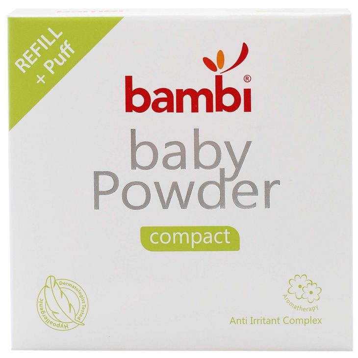 BAMBI Baby Compact Powder 40g  (Tersedia Kemasan Refill)