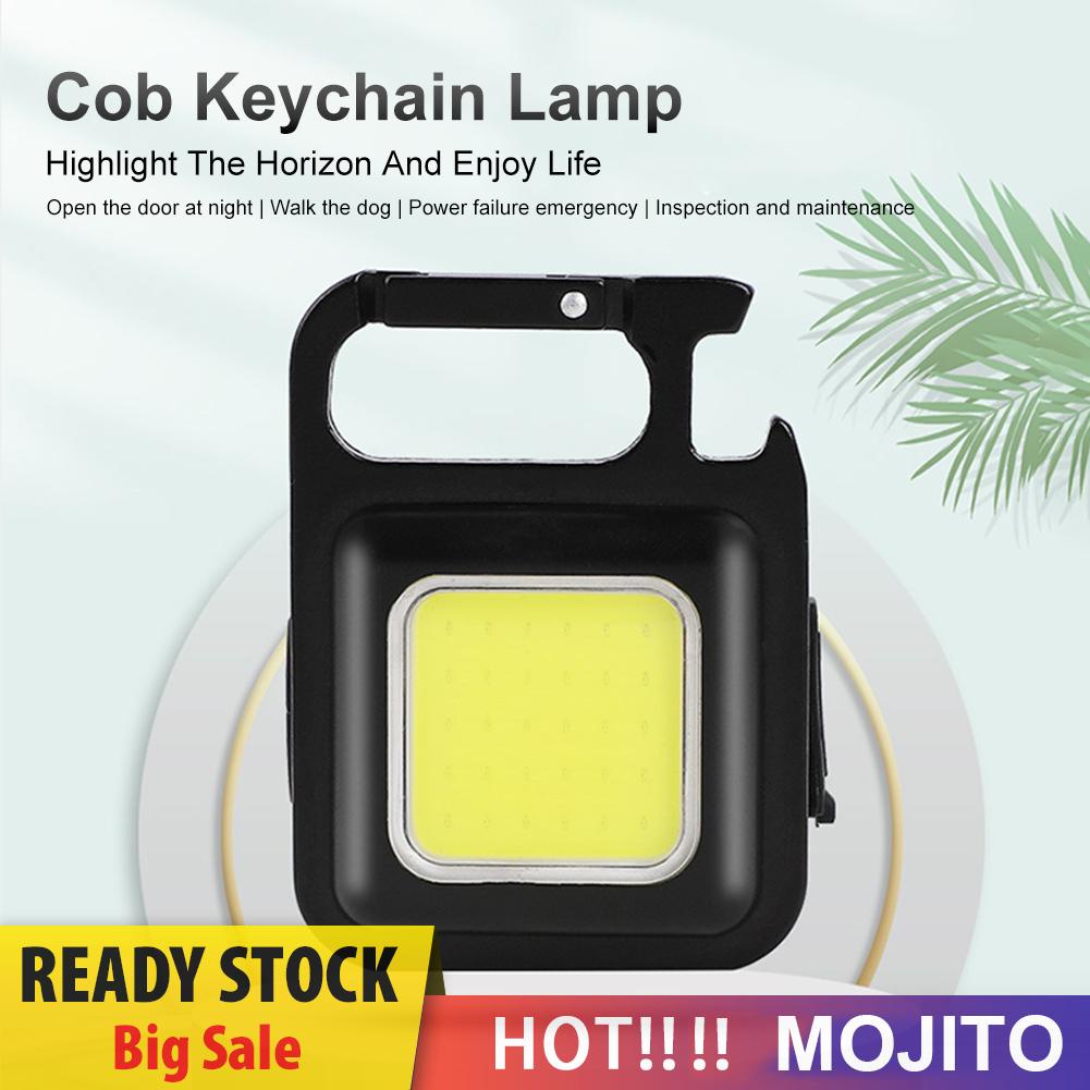 Senter LED COB Mini 500 Lumens Dengan Gantungan Kunci