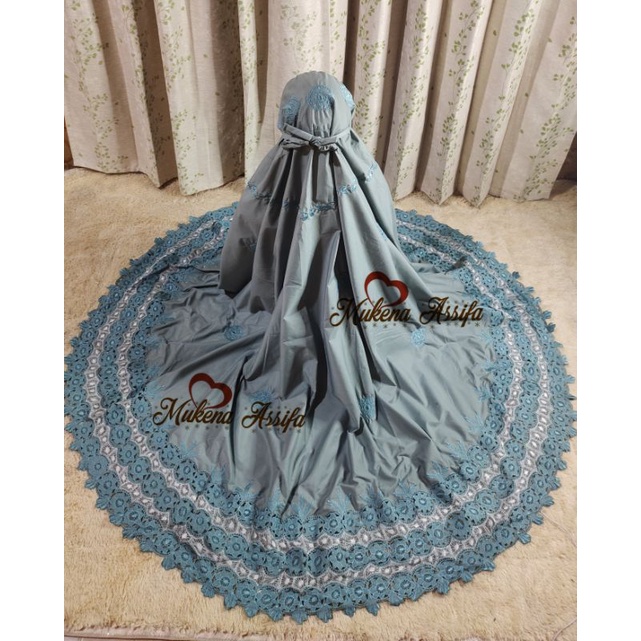 mukena bordir mewah  bordir padang bukittinggi