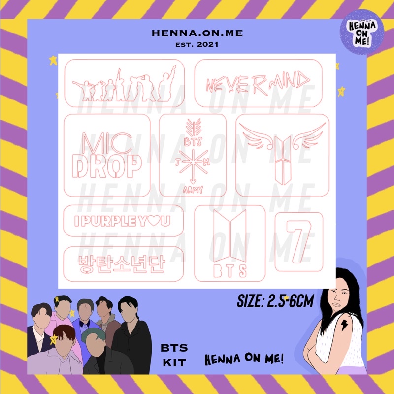 BTS KIT Special By Henna On Me