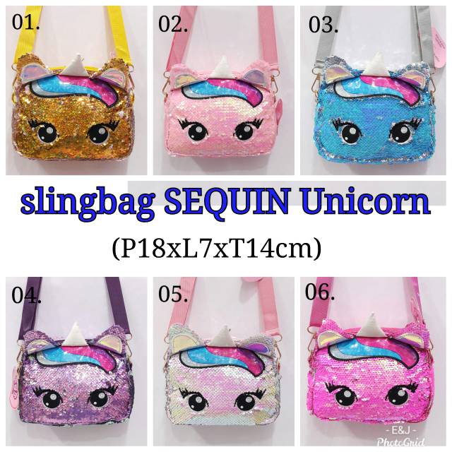 JOYELSY - Slingbag Sequin Unicorn