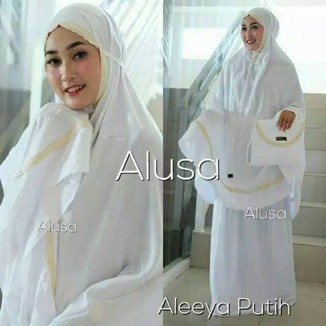 MUKENA BALI RENDA PUTIH