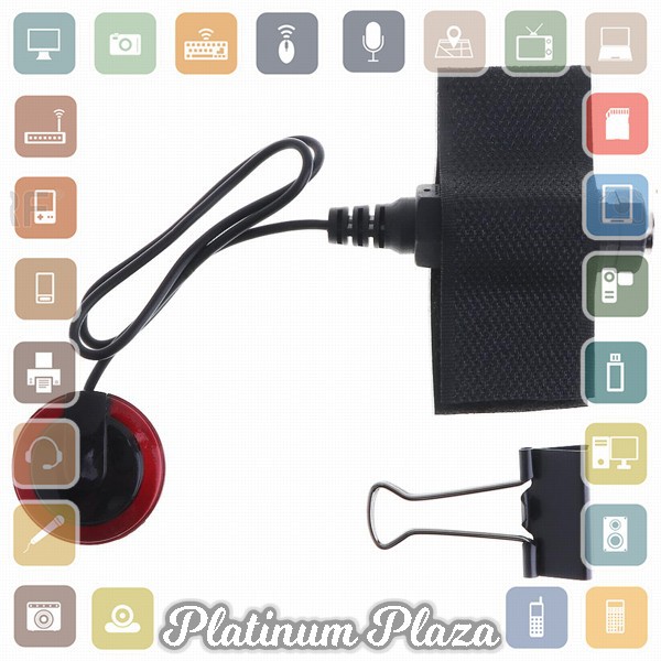 Piezo Pickup Mikrofon Gitar Akustik - P-007 - Black`V1DPP3-