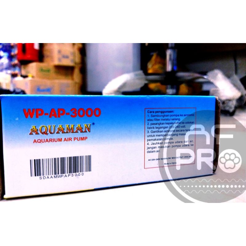 Pompa udara airpump aerator AQUAMAN WP AP 3000