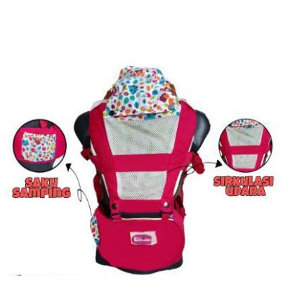 HIPSEAT SNOBBY TPG3043/3044 ZOO SERIES Gendongan Hip Seat Bayi depan