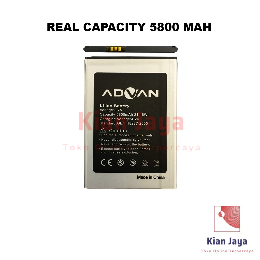 Baterai Advan i6c L24U01 S6 Plus L24T01 Original Double Power Batre Batrai Battery Hp S6+ Ori