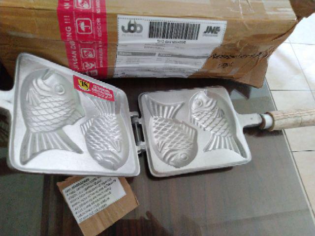 Cetakan Kue Waffle Motif Ikan Taiyaki Bungeoppang Korean Pan