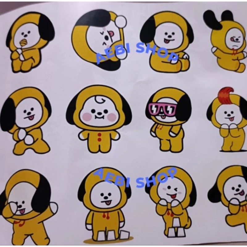 

Stiker BT21 Chimmy Edition
