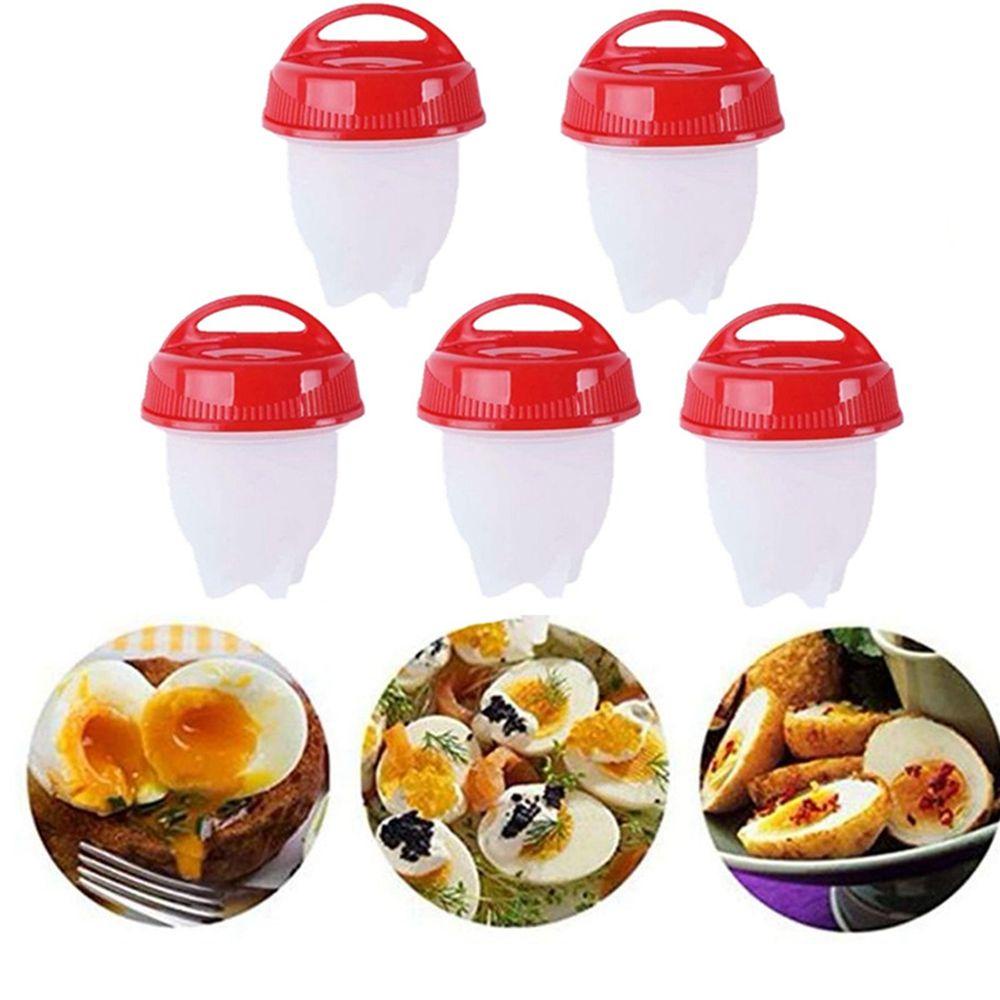 [Elegan] Egg Boiler Cookers Cooker Anti Lengket Gelas Dapur Cetakan Telur Silikon