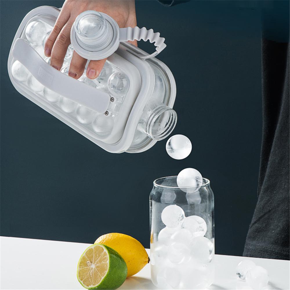 Solighter Ice Ball Maker Kettle Kitchen Tools Aksesoris DIY Untuk Whiskey Cocktail Cubic Makers Nampan Jelly Pembuat Cetakan Coklat Polar Ice Tray