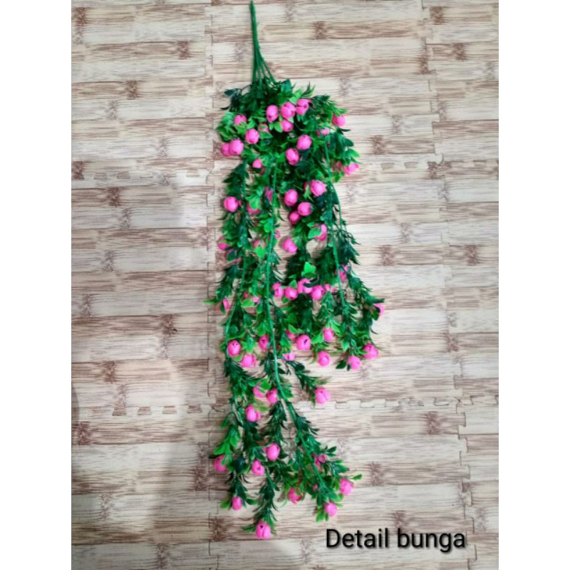 bunga dinding plastik