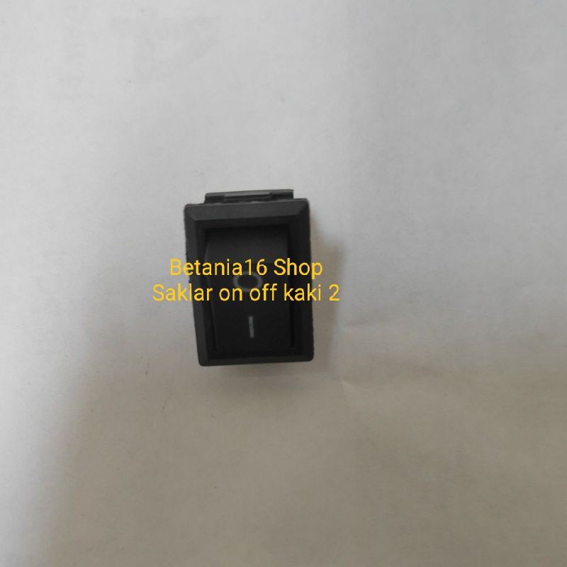 saklar lampu senter rocker switch on - off kaki 2