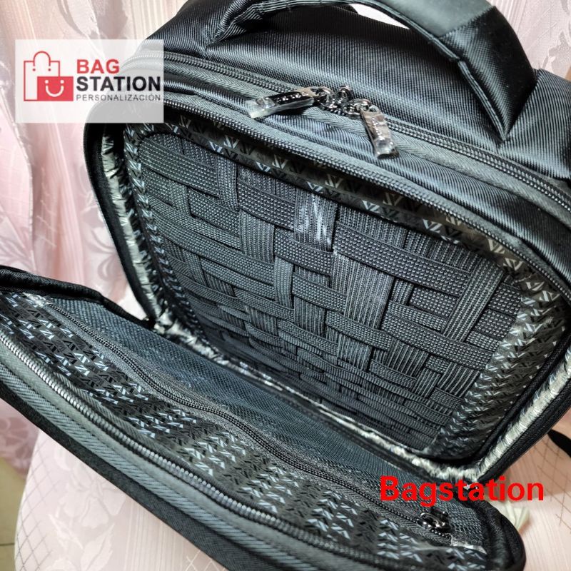 BACKPACK MONOCHROME PREMIUM BLACK ORIGINAL IMPORT TAS RANSEL LAPTOP CASUAL PRIA DAN WANITA