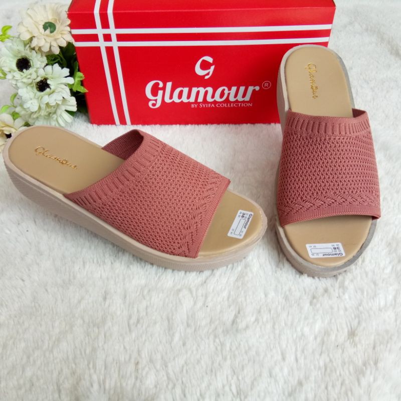 Sandal wanita Glamour Rajut