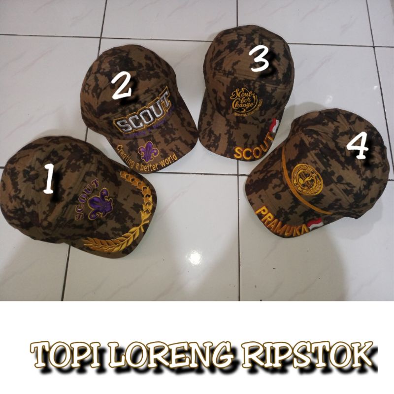 Topi Loreng Kedai Pramuka