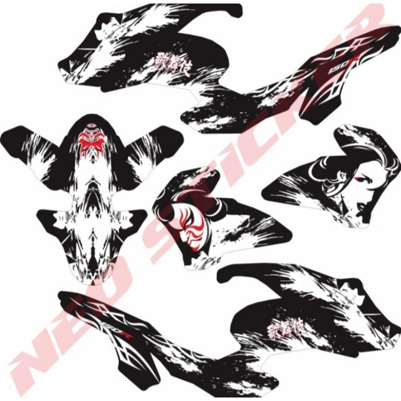 Sticker All New CB150R 2021 Fullbody Kabuki